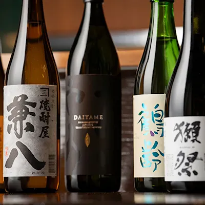 【 和食に寄り添う一杯 】日本酒や日本ワインなどの銘酒を多彩にご用意