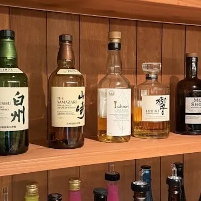 年代物ウィスキーや自家製の漬け込み酒も