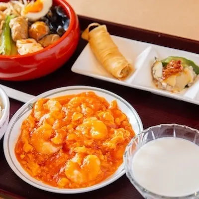 バランスの取れたランチ定食