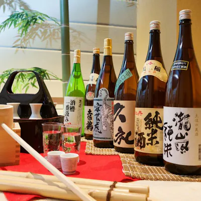 高知の地酒とともに愉しむ、飲み放題付きプランもご用意