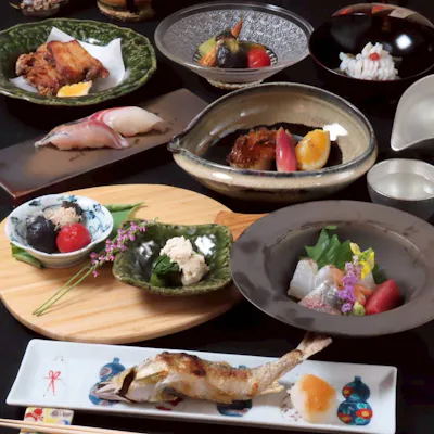 旬魚を味わうおまかせ和食コース