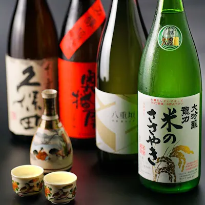 豊富な日本酒のラインナップ