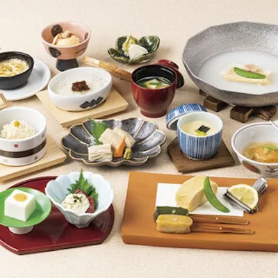 名物「とうふしゅうまい」や湯葉尽くしを堪能。飲み放題プランもご用意