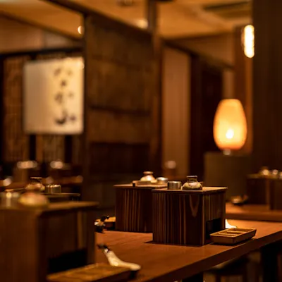 落ち着いた雰囲気の店内