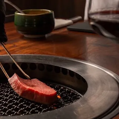 専属焼き師によるフルアテンドサービス