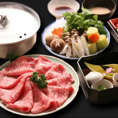 近江牛を使用した豊富な料理ラインナップ