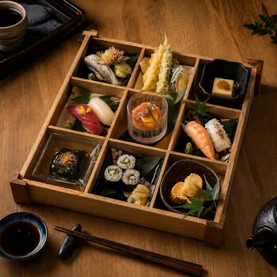 【お昼限定】職人が一貫ずつ丁寧に握る本格鮨や鮮やかな「鮨御膳」をリーズナブルに