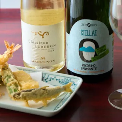 老舗の天ぷらとワインや日本酒が織りなすマリアージュ