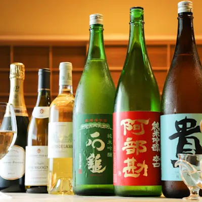 旬の鮮魚と厳選したお酒の組み合わせ