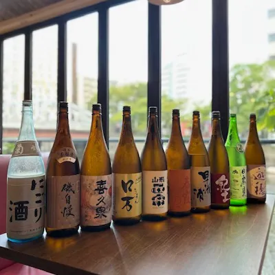 日本酒と料理の組み合わせを堪能