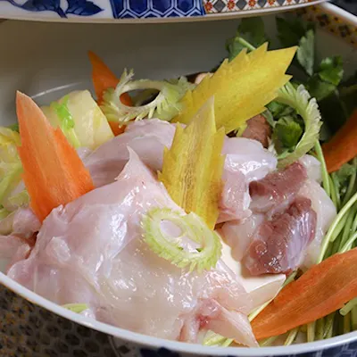 部位マップとともに味わう奥深さ。大型トラフグの個性豊かな歯応えと風味