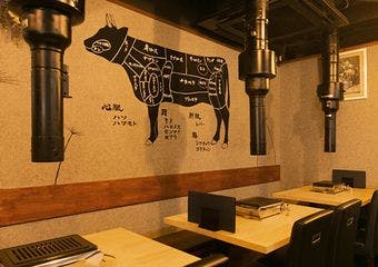 「焼肉 うしゆき」では純但馬血統神戸牛と、都内でもめったに食べられない国産黒毛和牛生タンをご提供いたしております。