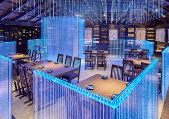 A5和牛の極上すき焼きを味わう、上野の洗練空間