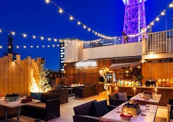 ���É��r�A�K�[�f�� MIRAI TOWER�r���[ �h�X