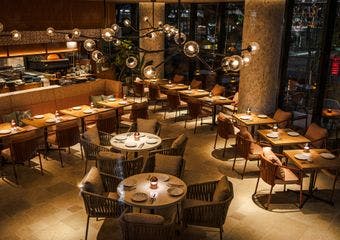 横浜港の風を感じる本格イタリアン、薪窯で焼き上げたPIZZAが主役の食の舞台